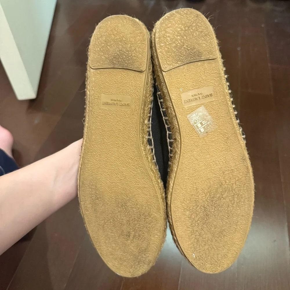 Saint Laurent Black Espadrilles - Picture 4 of 4